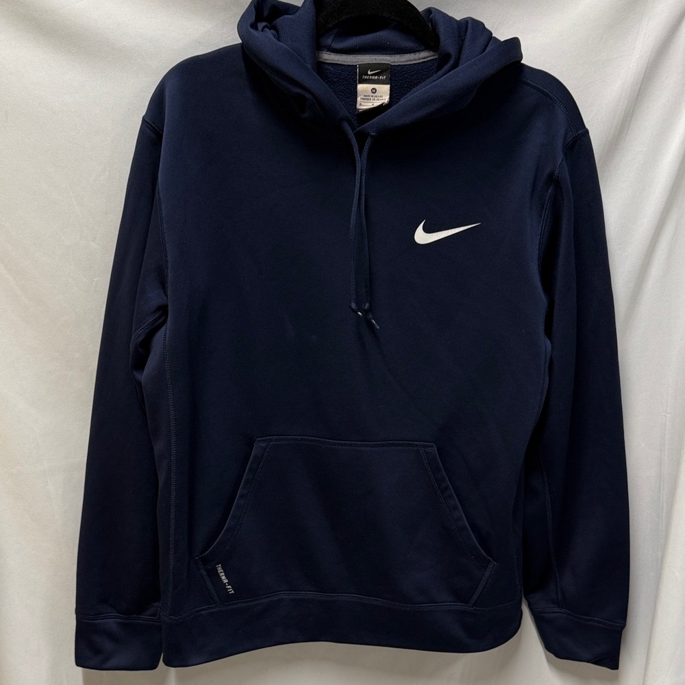 Nike Men's Dark Blue Hoodie